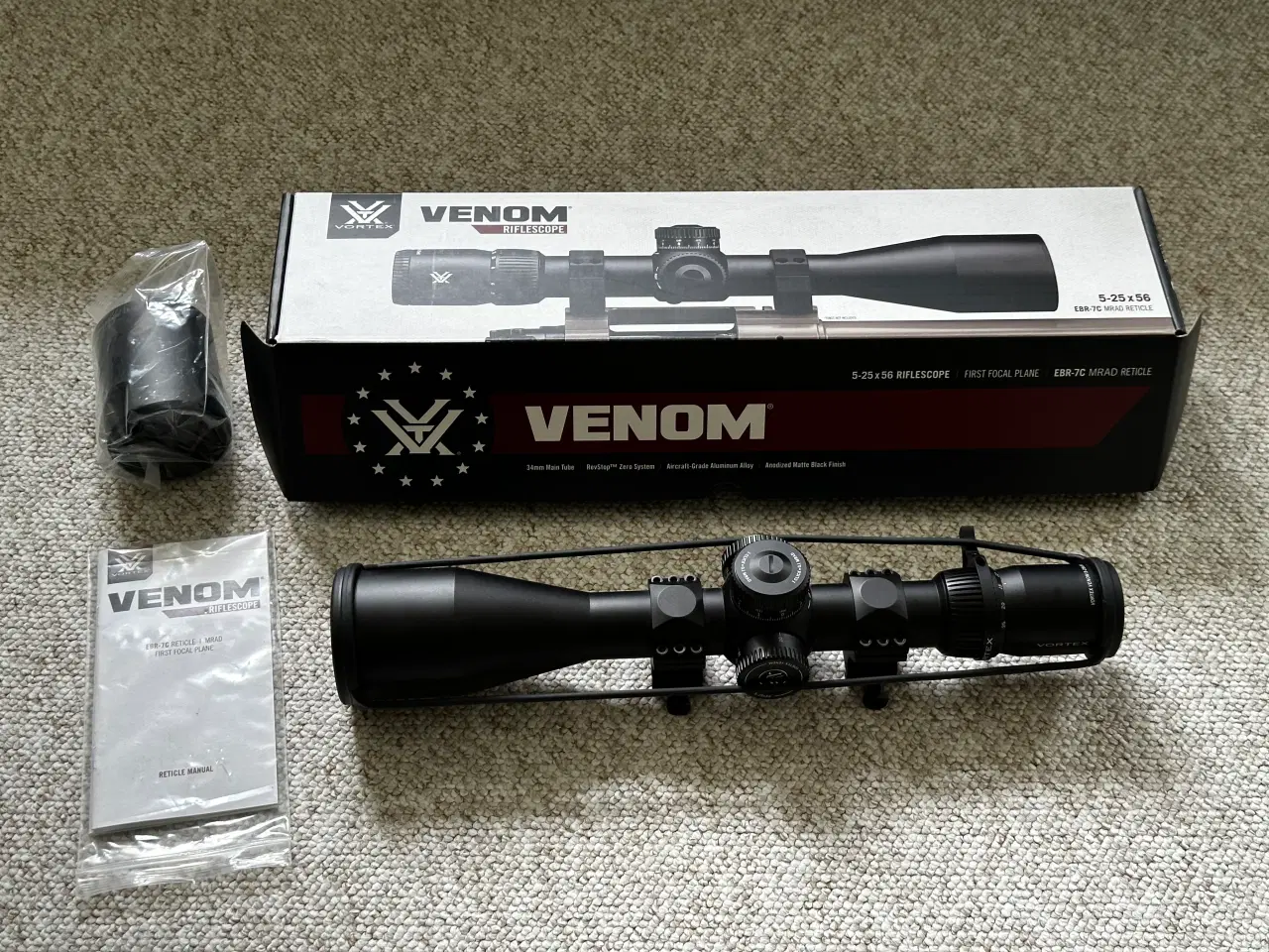 Billede 1 - Vortex Optics - Venom 5-25x56 FFP sigtekikkert MRA