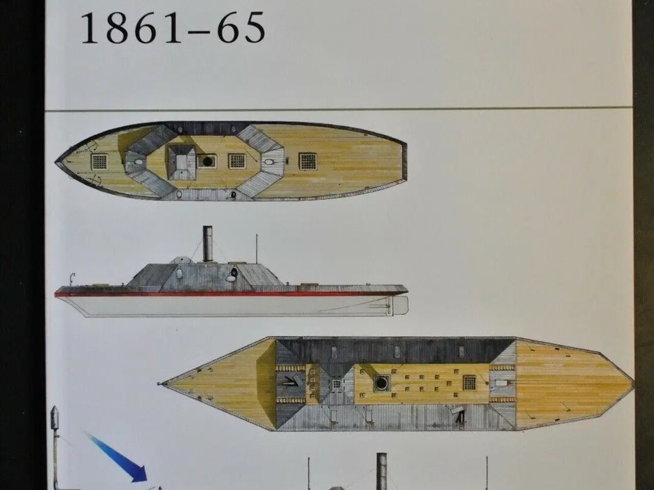 Billede 1 - confederate ironclad 1861-65, by angus konstam. il