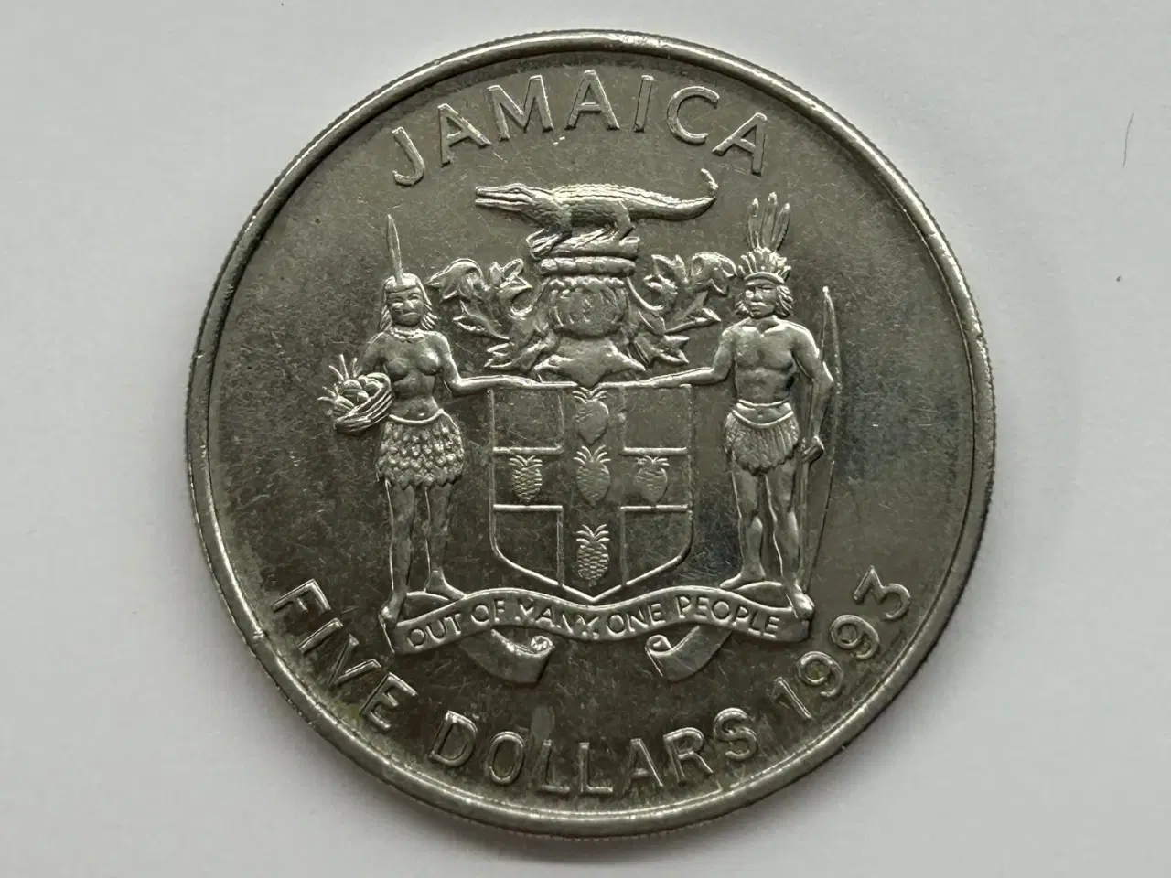 Billede 1 - Jamaica Five Dollars 1993