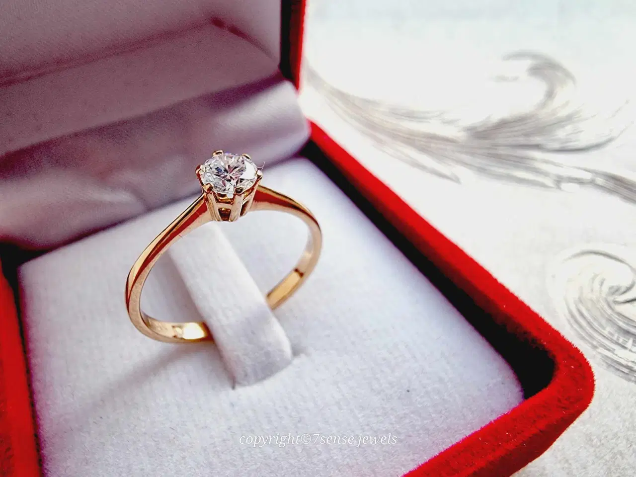 Billede 3 - 0.25 carat diamant ring 18 karat NY 16.999,-