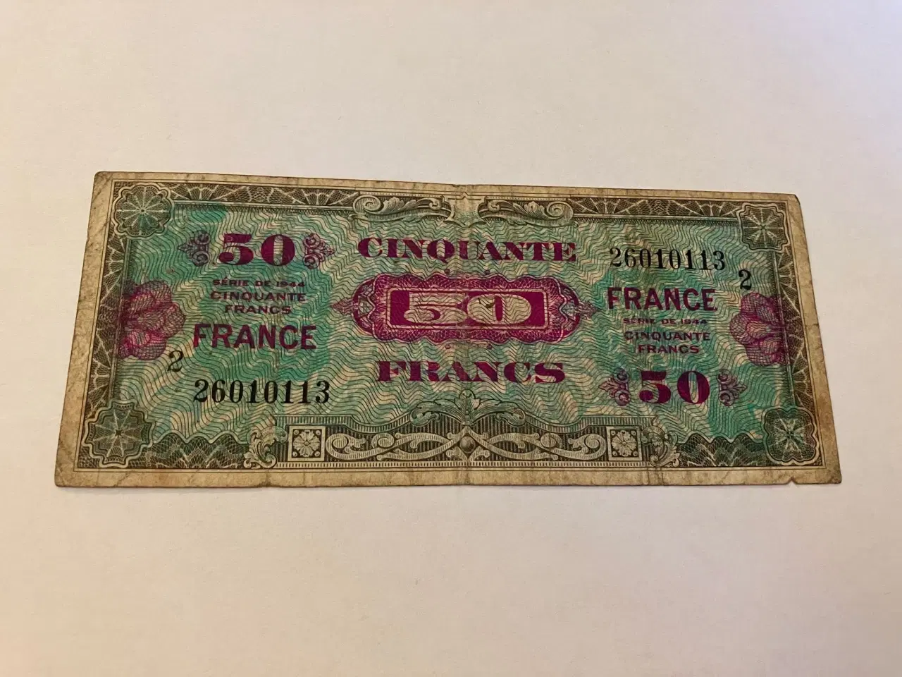 Billede 1 - 50 Francs France 1944 - Allied Military