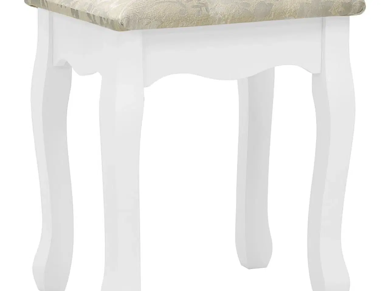 Billede 8 - Sminkebordssæt med taburet 75x69x140 cm kejsertræ hvid