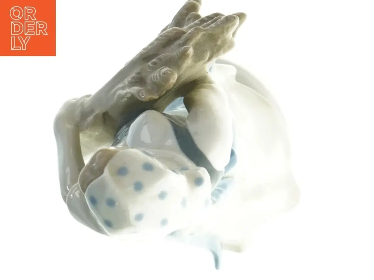 Billede 3 - Porcelænsfigur af kvinde med korn (str. 23 cm)