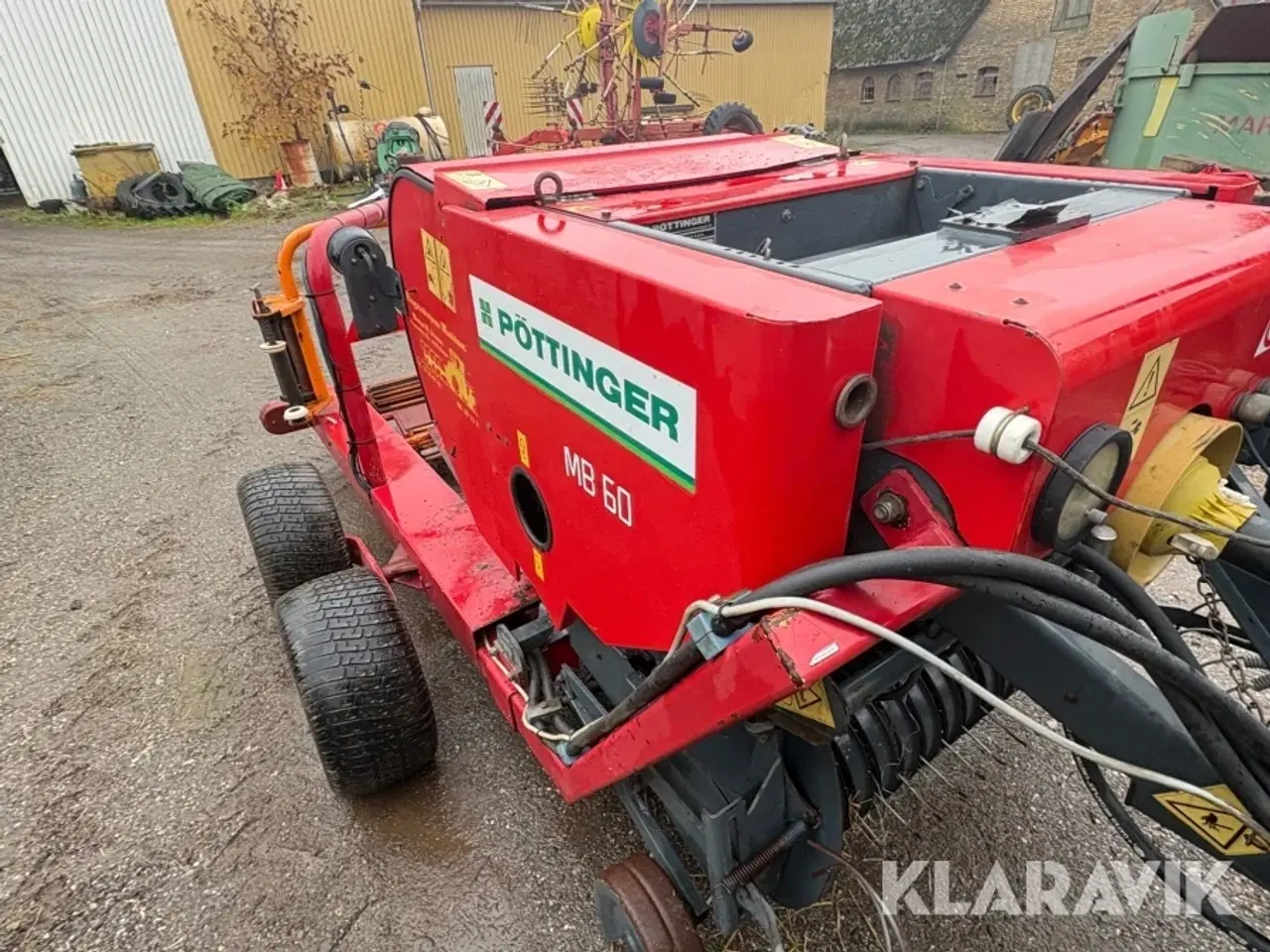 Billede 10 - Combi rundballepresser med wrapper Pöttinger MB60