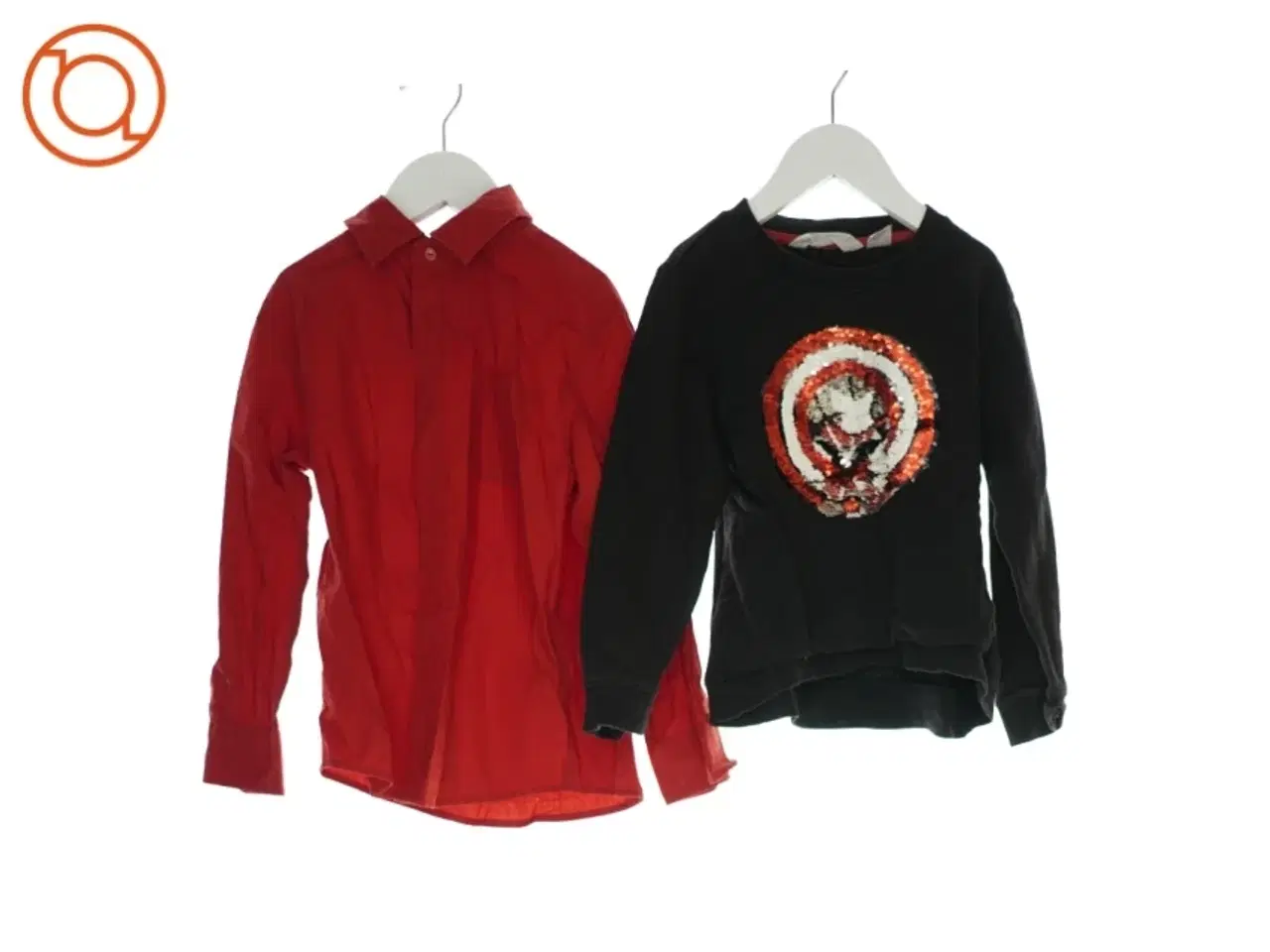 Billede 1 - Skjorte og sweater fra H&M (Str. 116)
