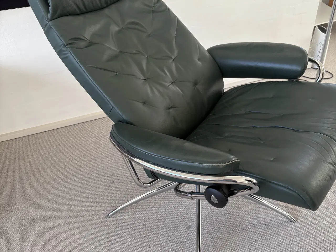 Billede 1 - Stressless lænestol i ægte læder