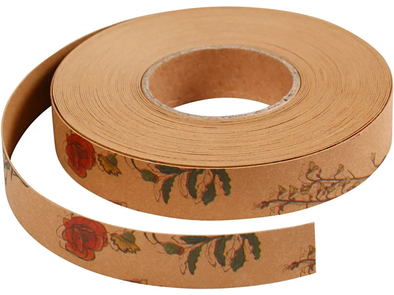 Billede 1 - Flettestrimler, B: 15 mm, tykkelse 0,55 mm, lys brun, 9.50m/ 1 rl.