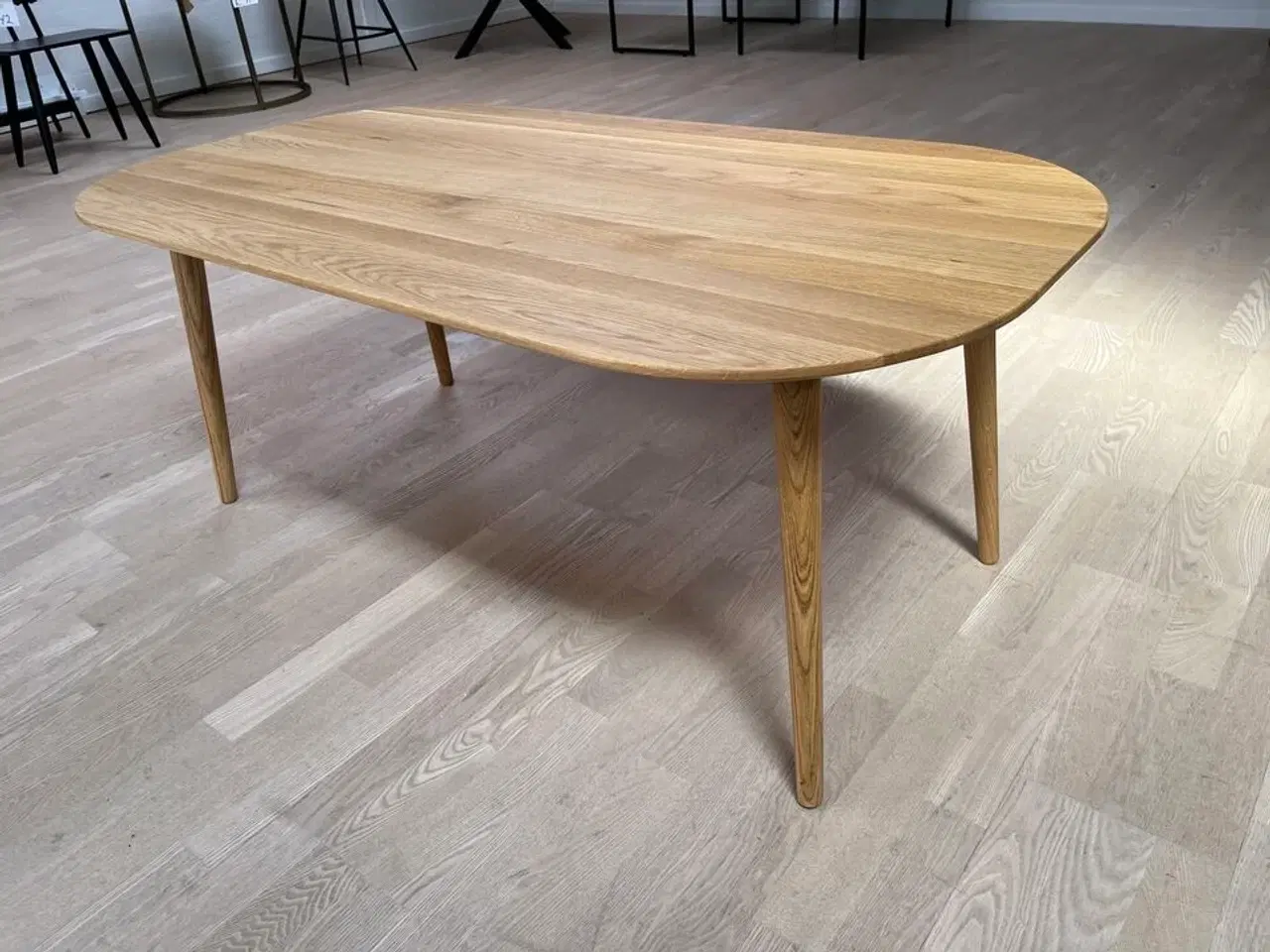 Billede 3 - Sofabord 65x120x48 cm. Massiv  natur olieret egetræ