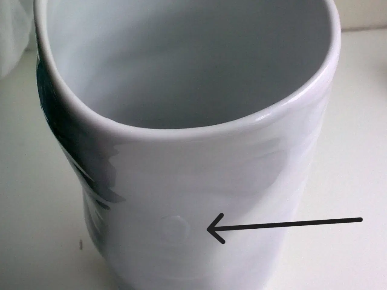 Billede 8 - Brønnum Danmark Hvid kunst vase