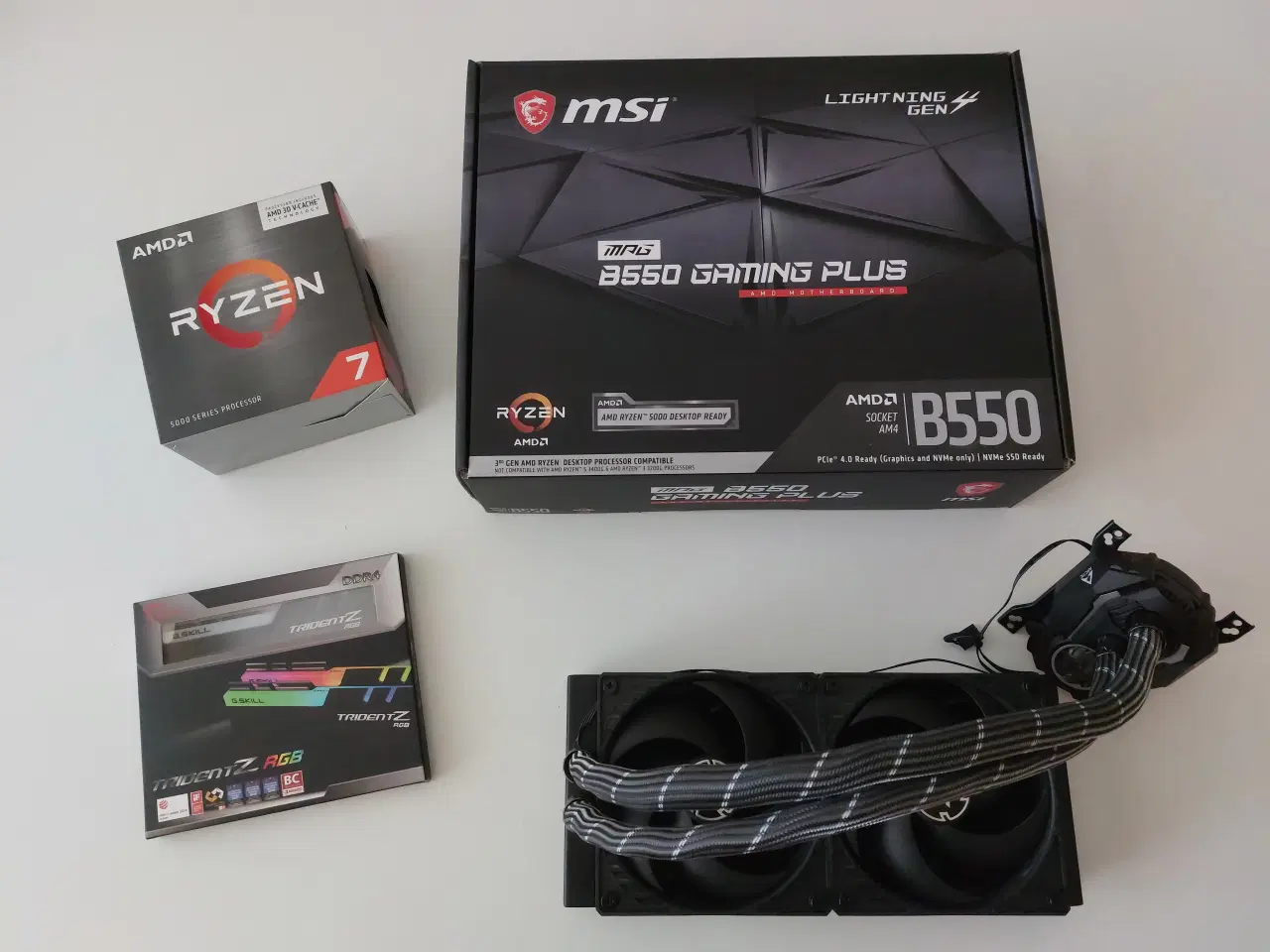 Billede 1 - 5800X3D / 32GB RAM / BUNDKORT / AIO BUNDLE
