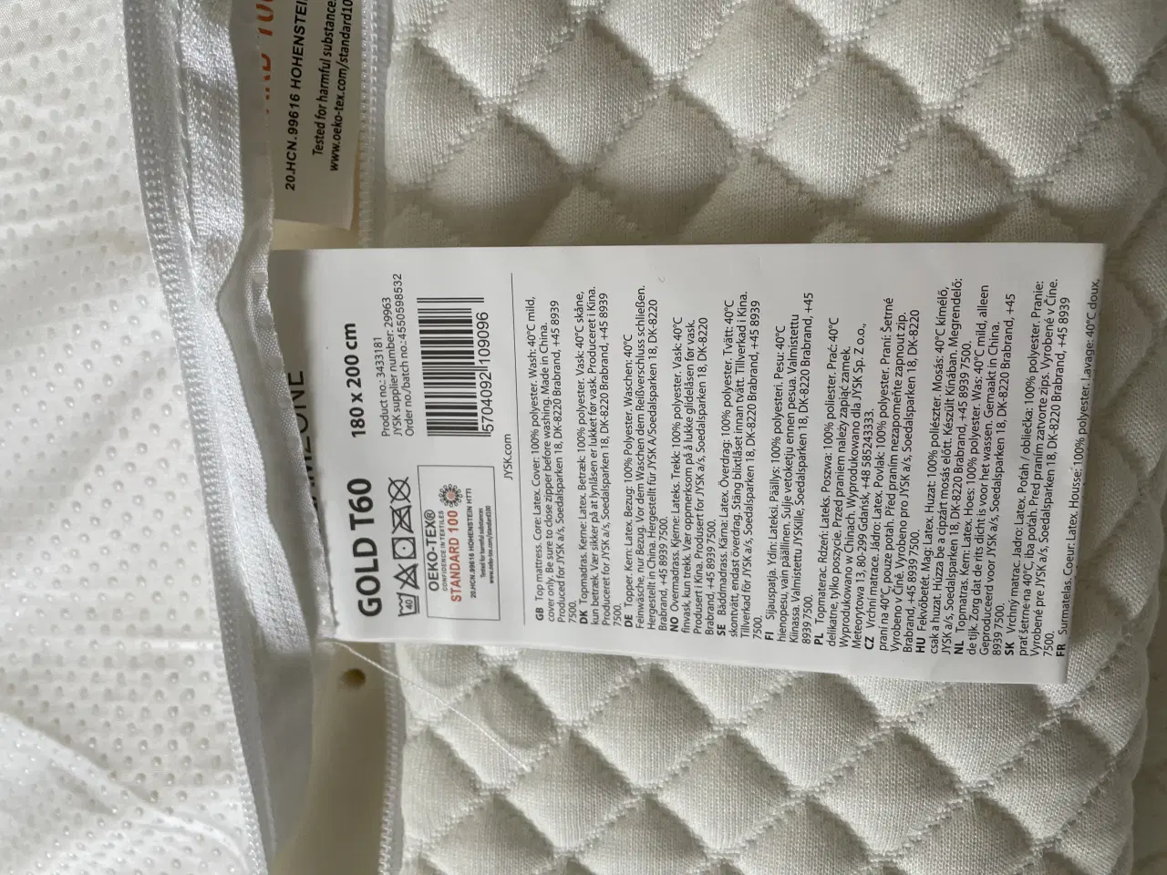 Billede 1 - Jysk Topmadras og rullemadras