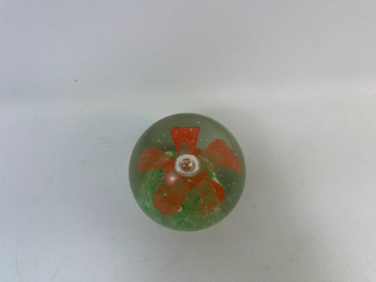 Billede 5 - Ældre brevpresse i glas