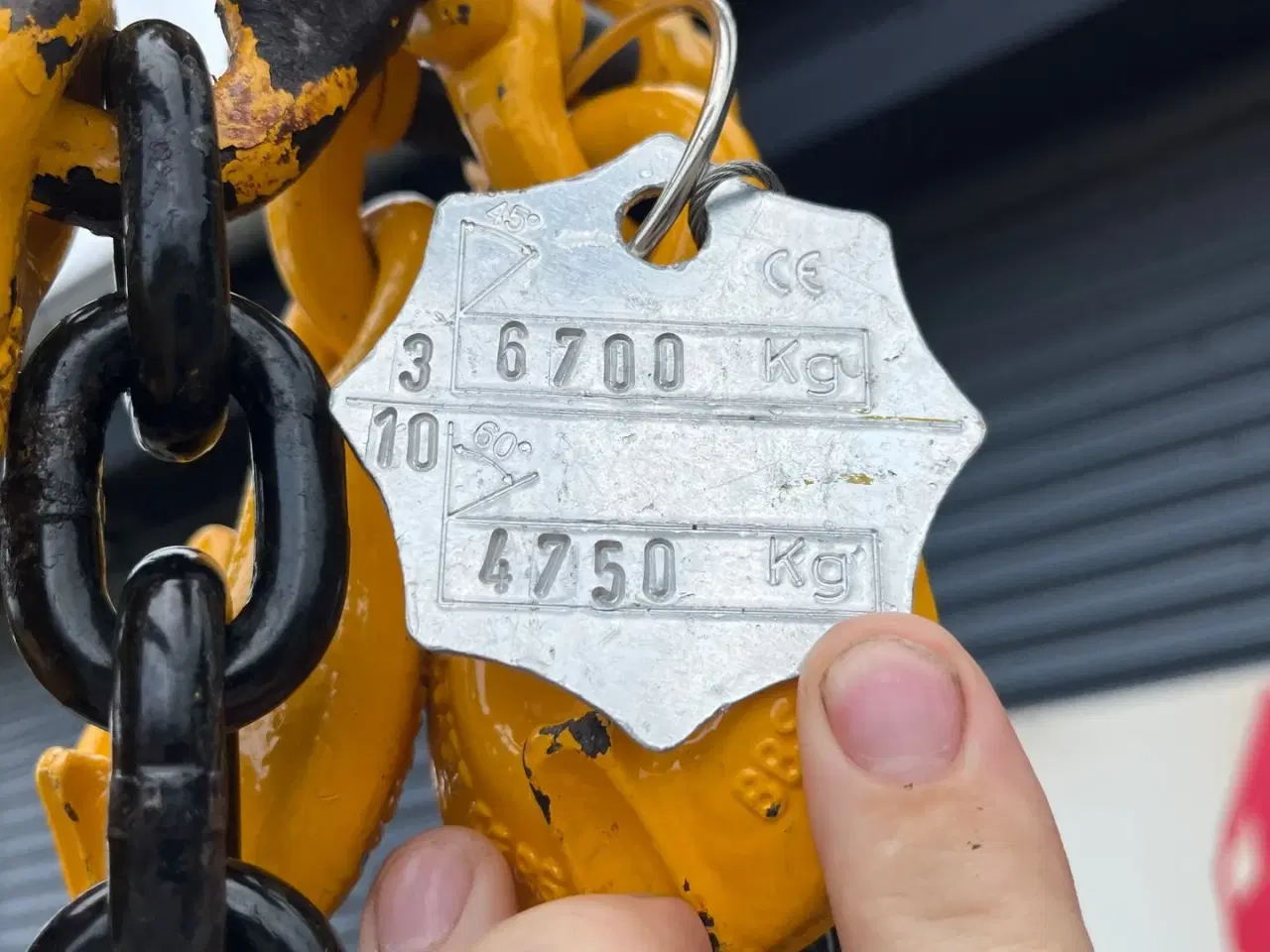 Billede 5 - - - - NY 3 punkt kæde 6,7 tons