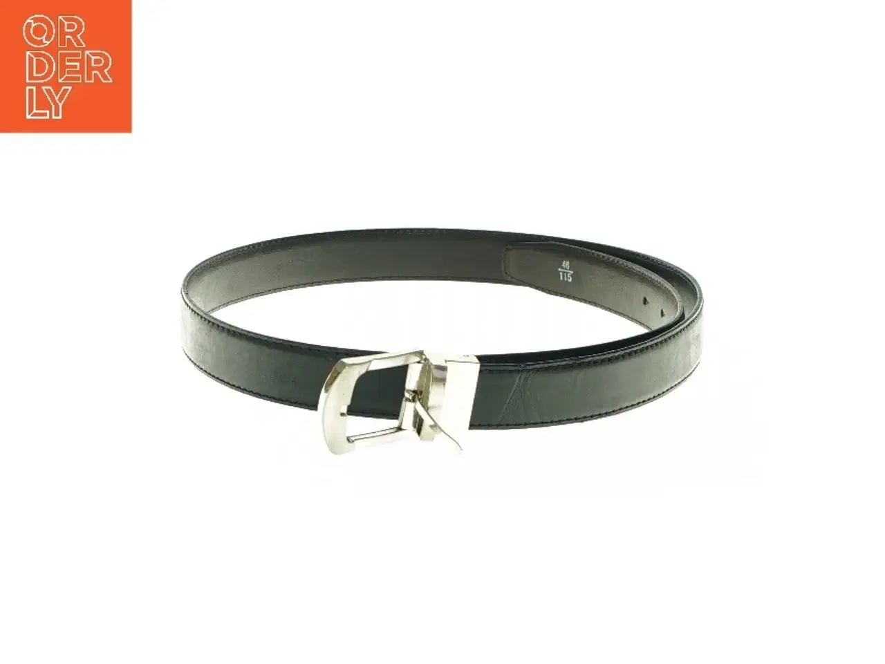 Billede 1 - Læder bælte (str. L: 115 cm)