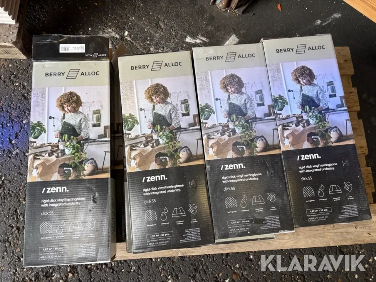 Billede 2 - Sildeben - vinyl klikgulv Berry Alloc Zenn 15,7kvm - 8 pakker