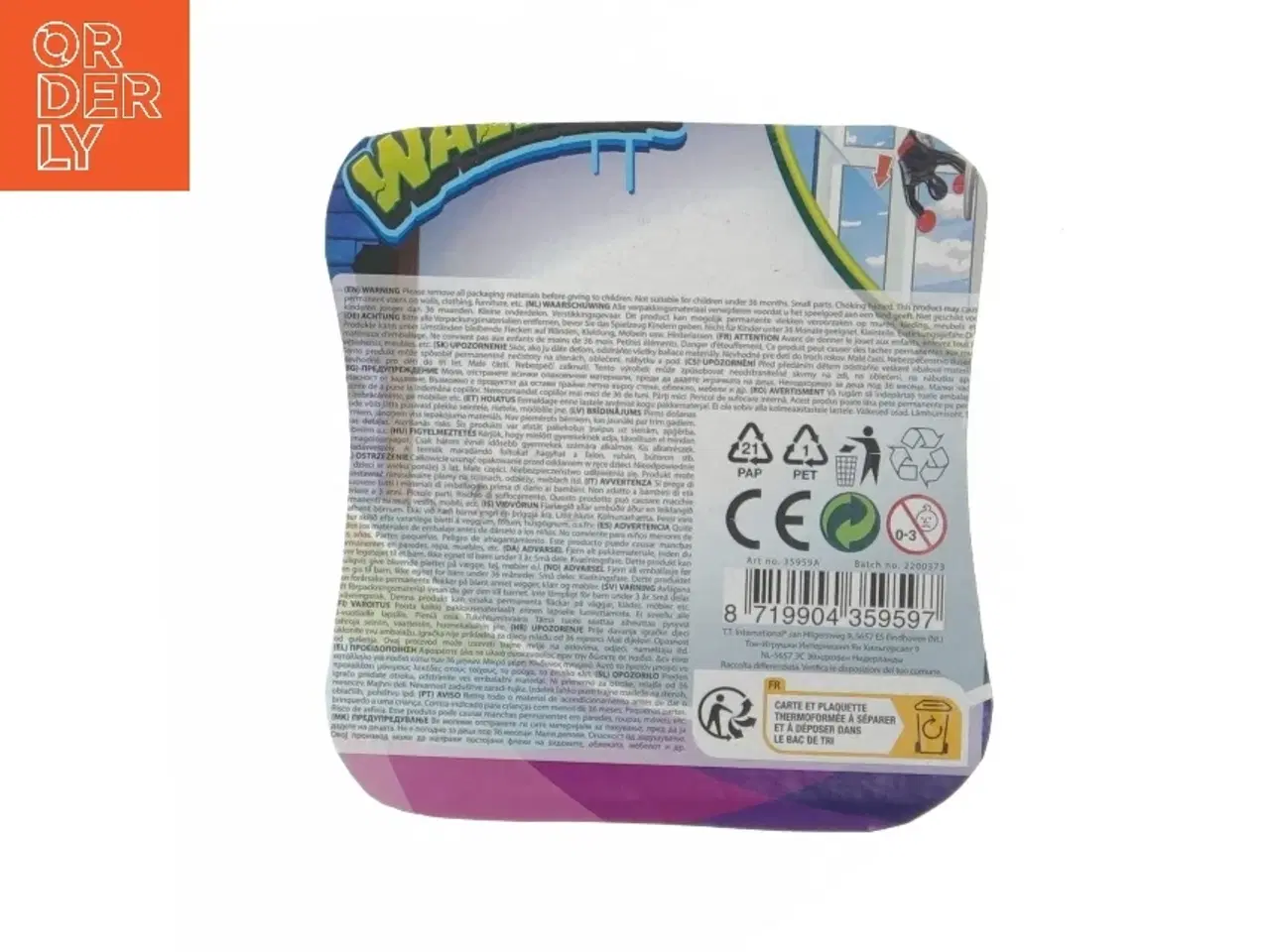 Billede 2 - Vægkravlende skeletfigurer (str. 12x13 cm)