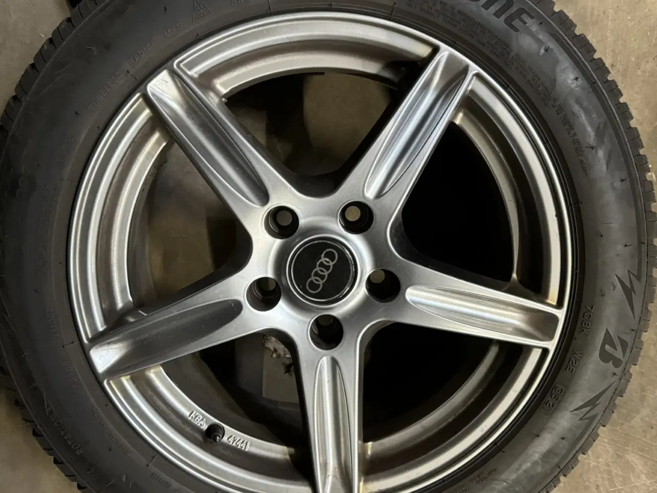 Billede 1 - 4 stk.16" alu-vinterhjul m/nyere Bridgestone 