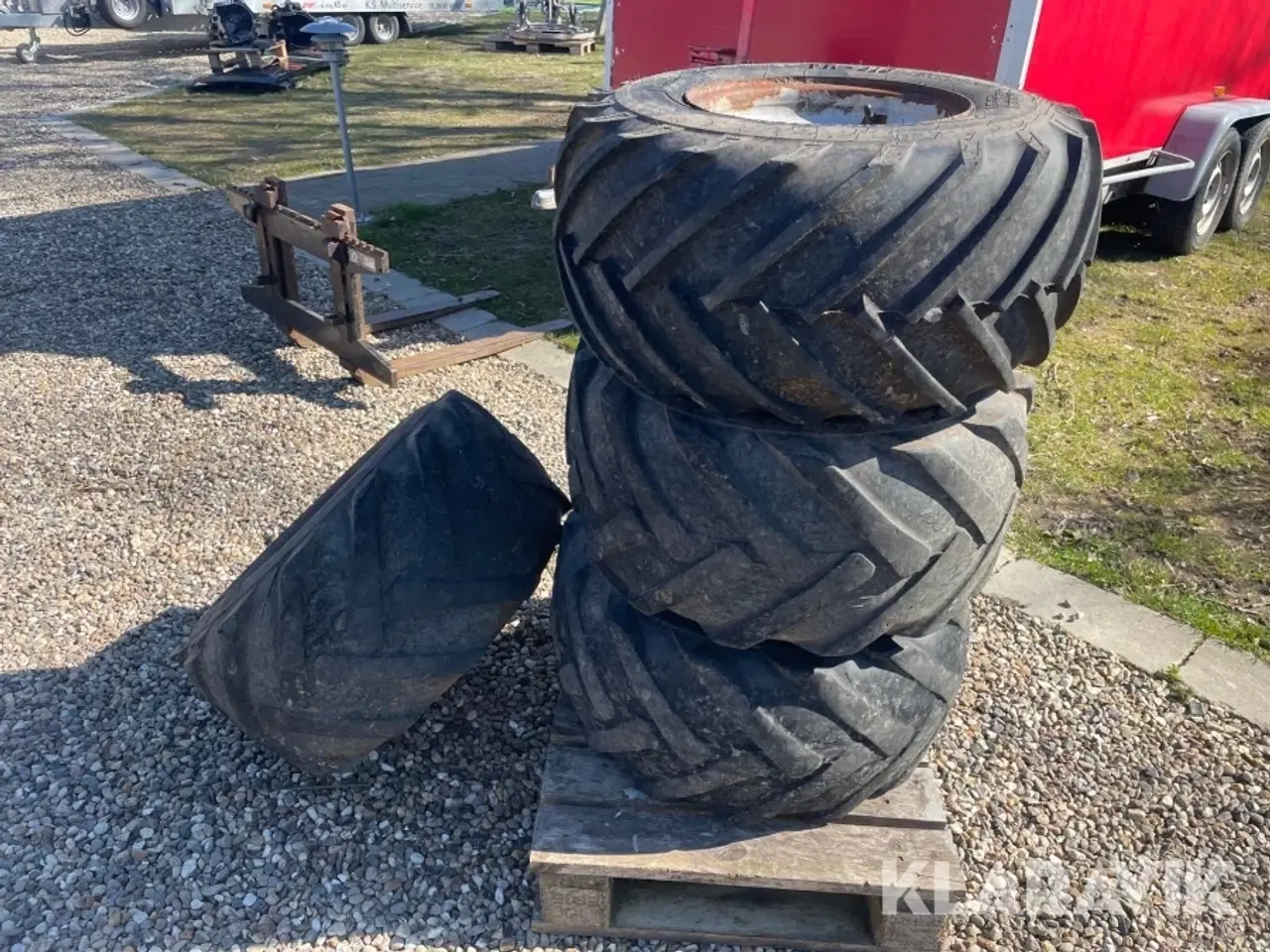 Billede 7 - Dæk til minilæsser BKT 26x12.00-12 4 styk