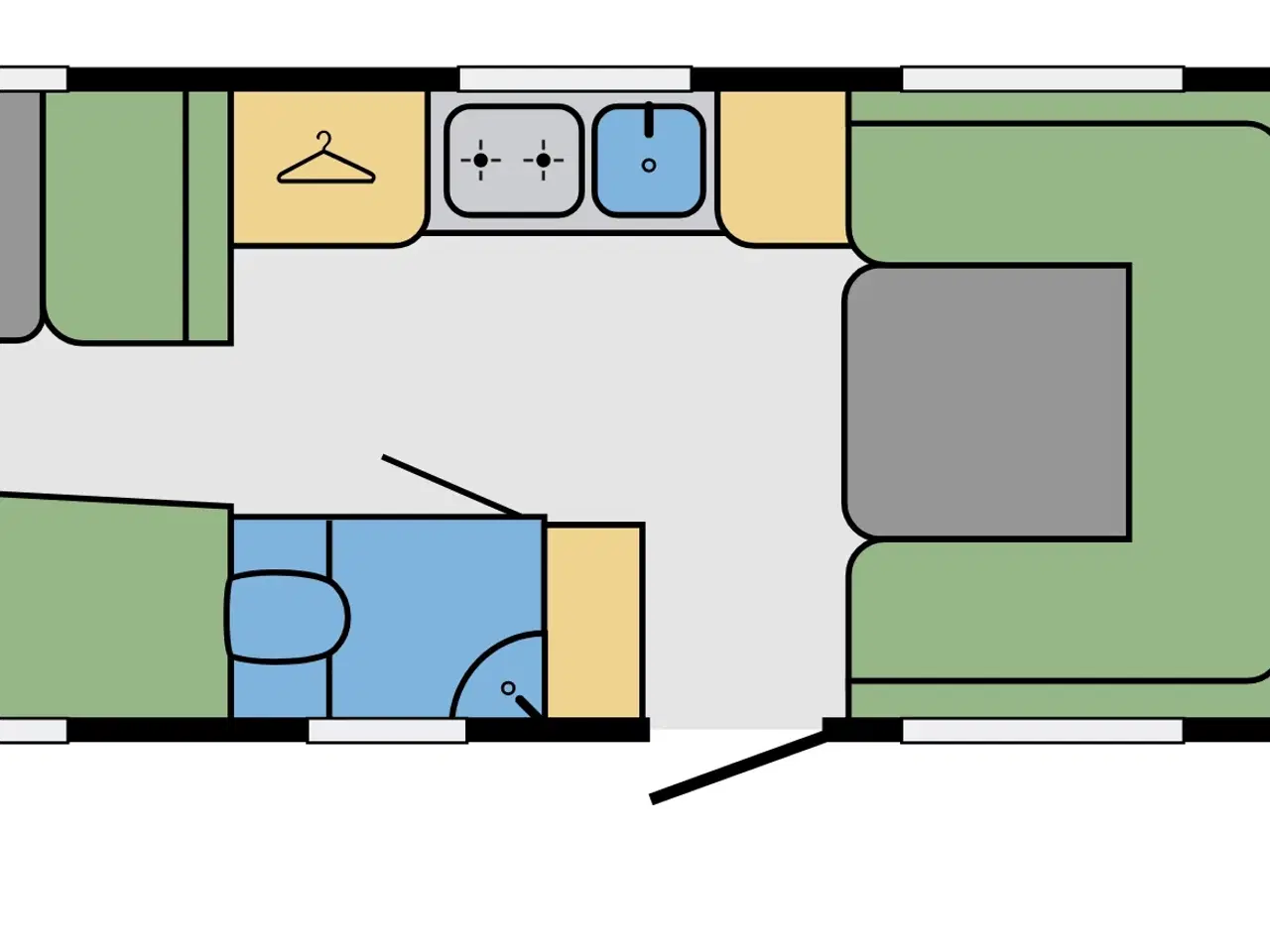 Billede 19 - Familievogn med køjer, fortelt og cykelholdere