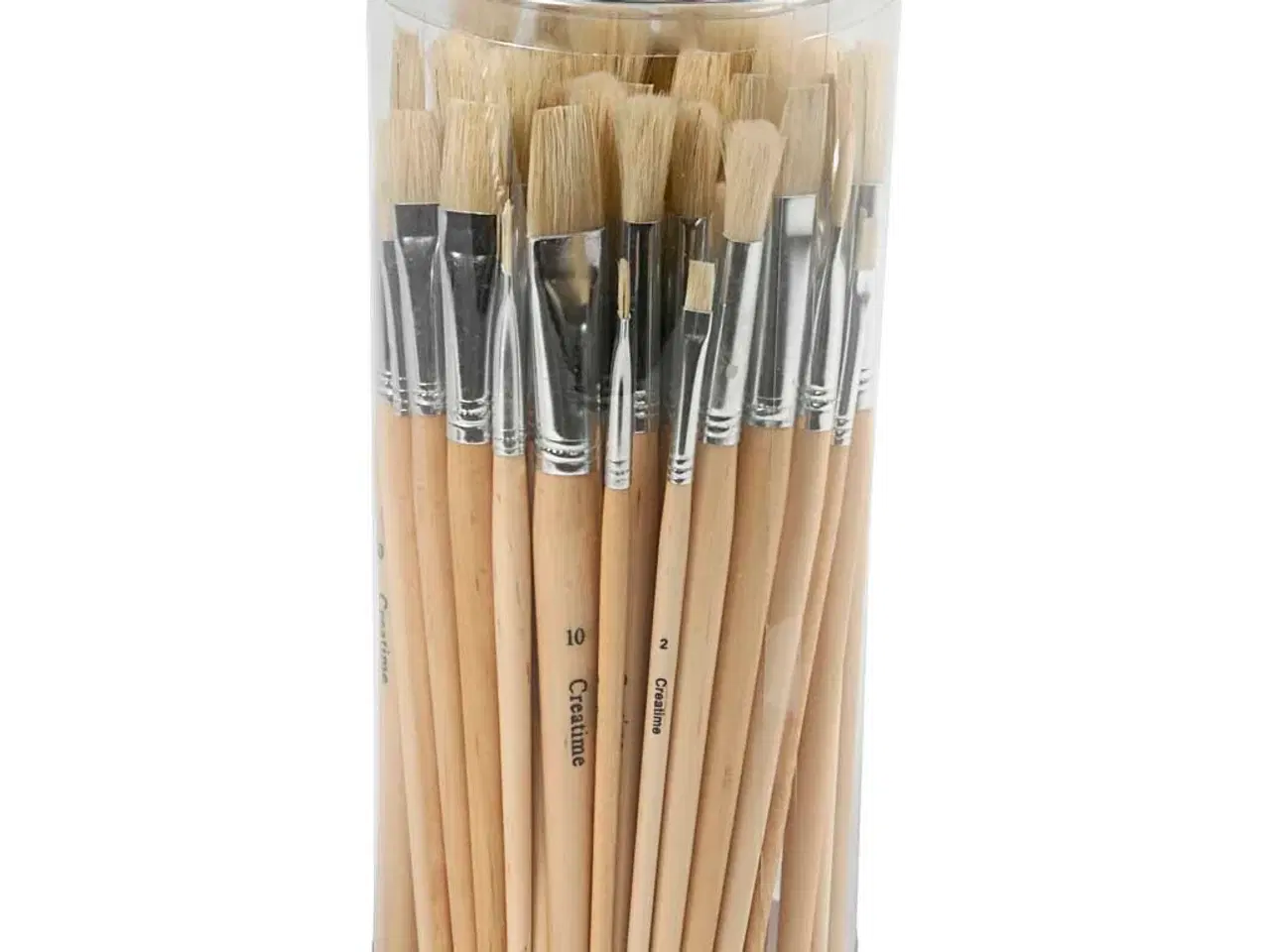 Billede 1 - Nature Line Pensler - 80 stk. Flade & Runde Børster