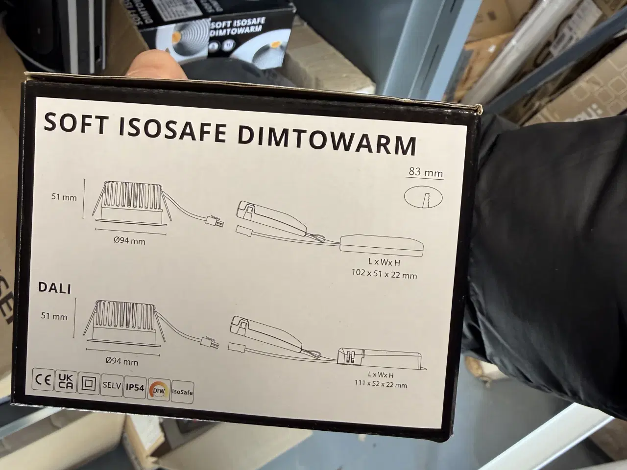 Billede 2 - 6 stk. SG Soft IsoSafe DimToWarm spots 