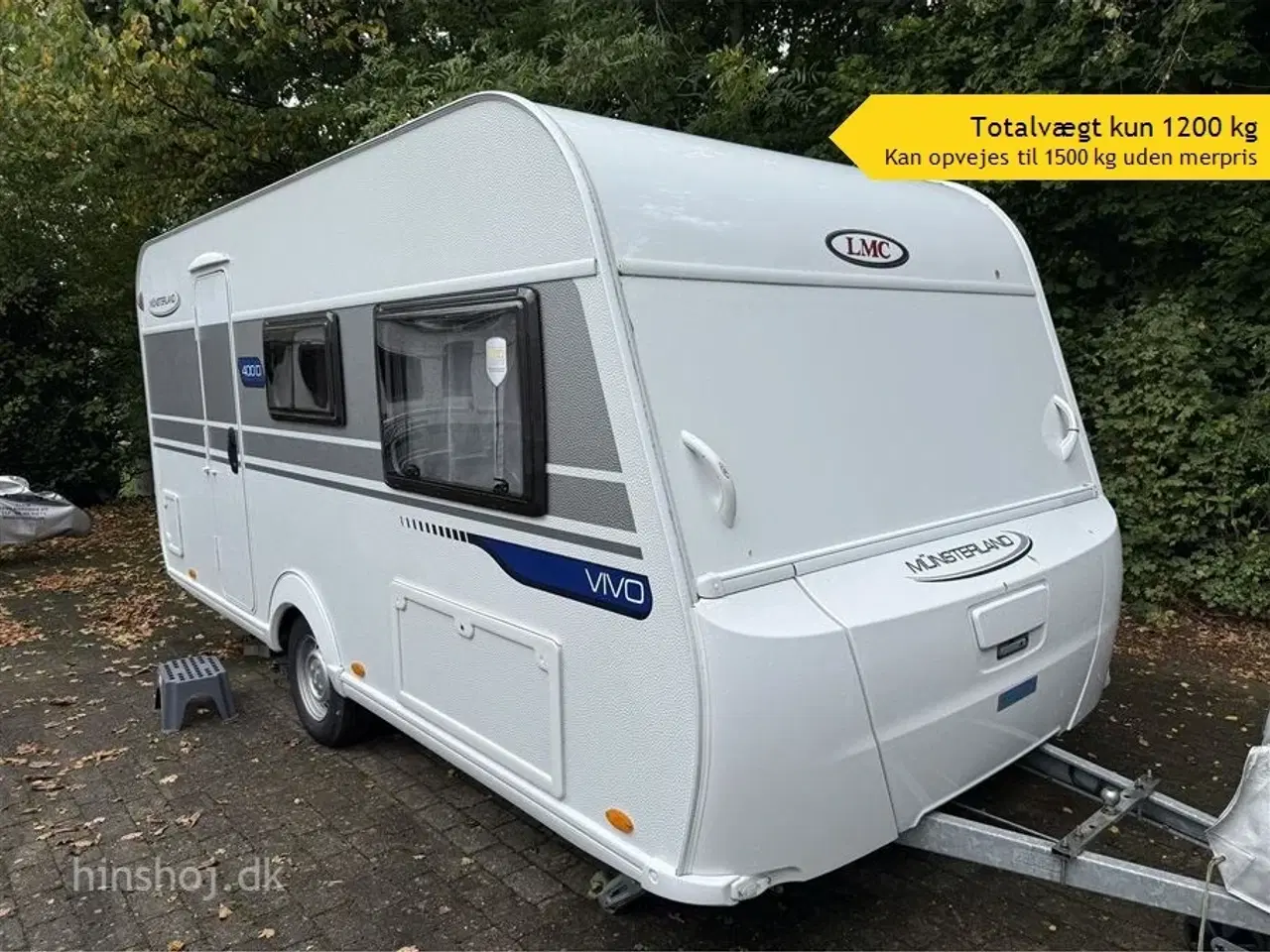 Billede 1 - 2014 - LMC Vivo 400 D   Dejlig Rejse vogn med dobbeltseng fra Hinshøj Caravan