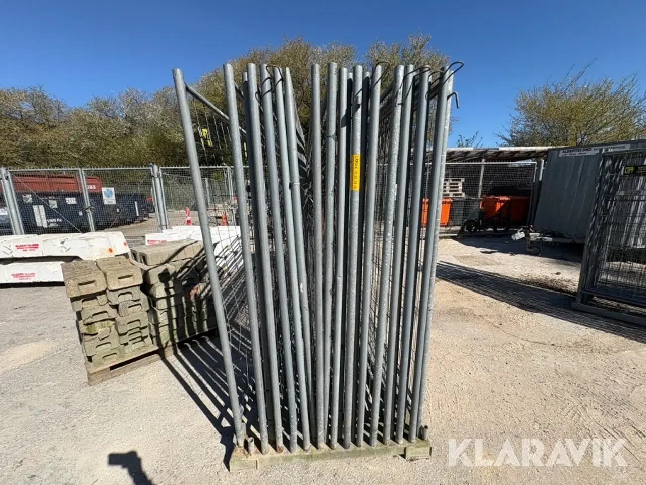 Billede 6 - Byggepladshegn 21 styk og fødder 32 styk