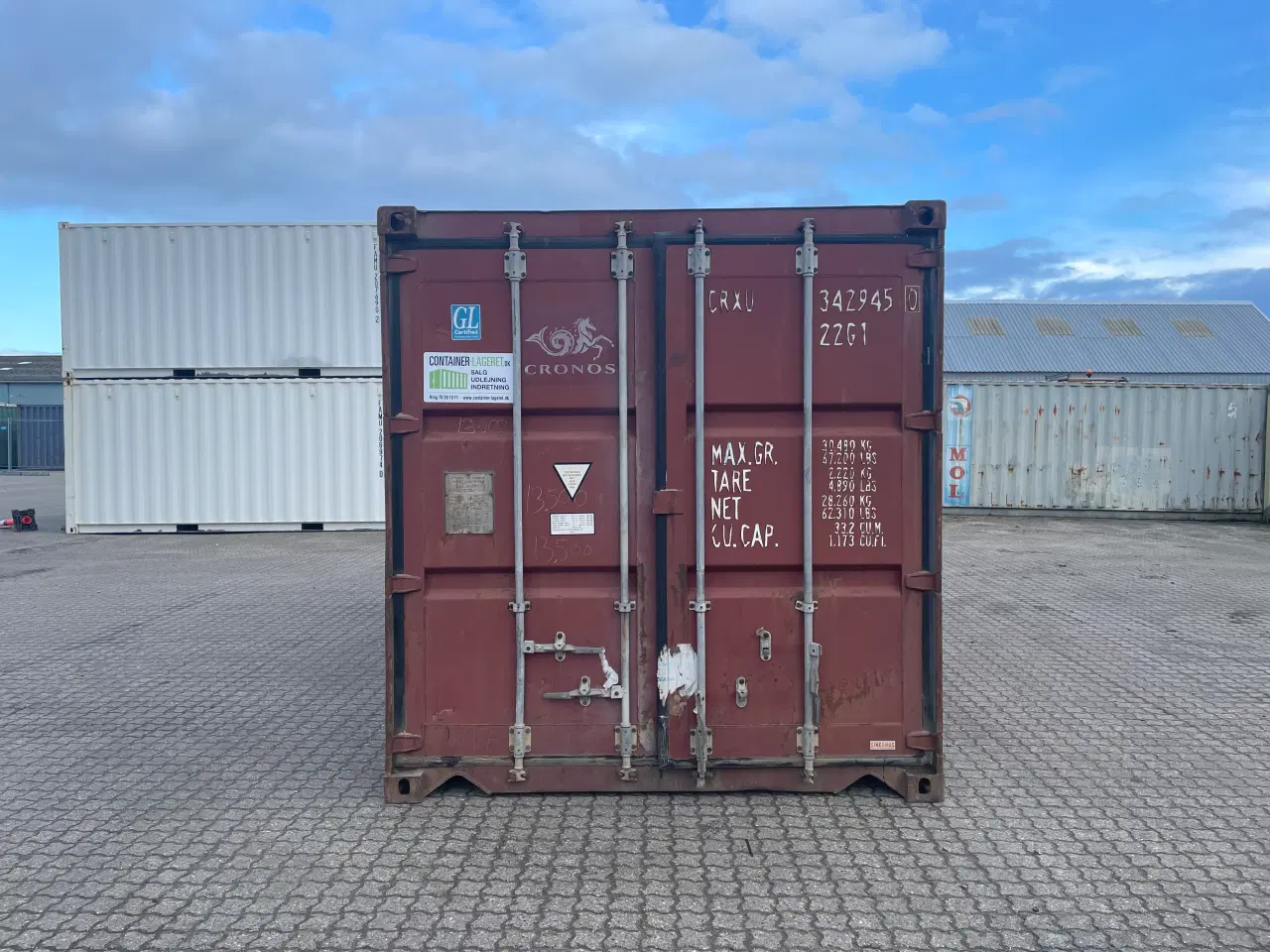 Billede 1 - 20 fods Container - ID: CRXU 342945-0