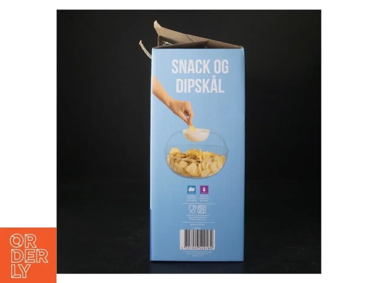 Billede 4 - Snack og dipskål (str. Ø. 26 cm)