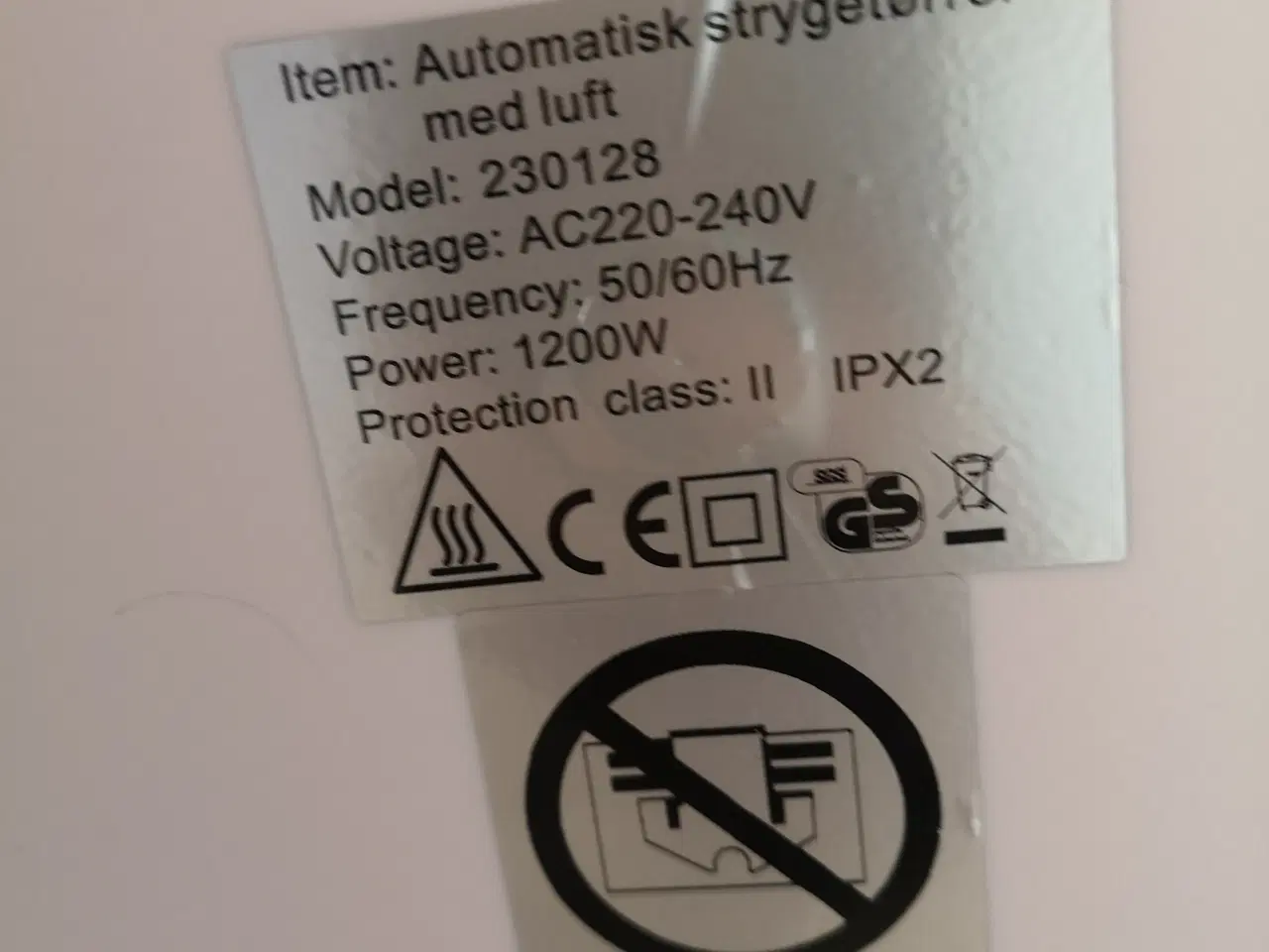 Billede 5 - STRYG- OG TØRRESTATIV MURPHY PRO COPENHAGEN