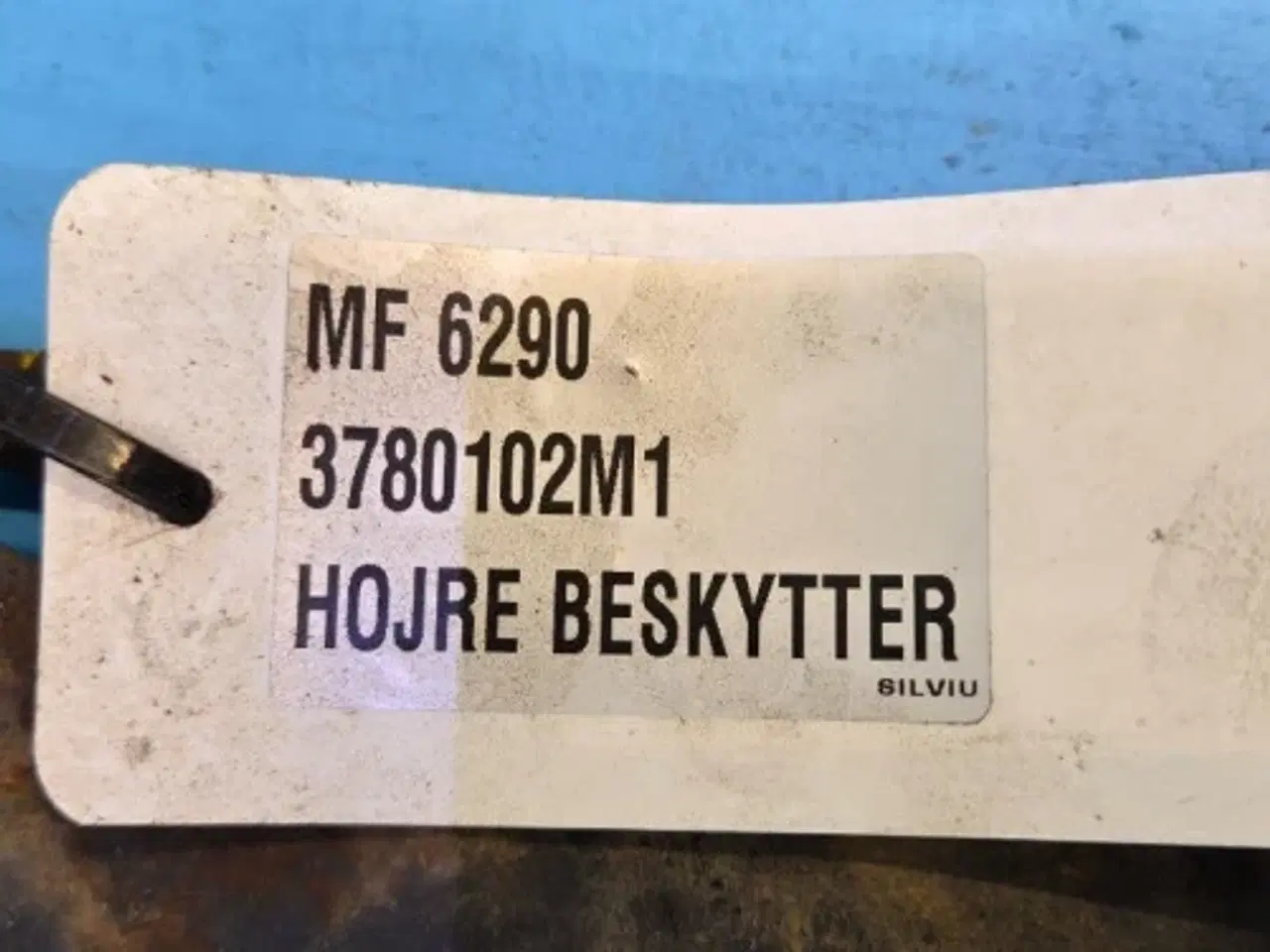 Billede 7 - Massey Ferguson 6290 Beskyttelsesskærm R. 3780102M1