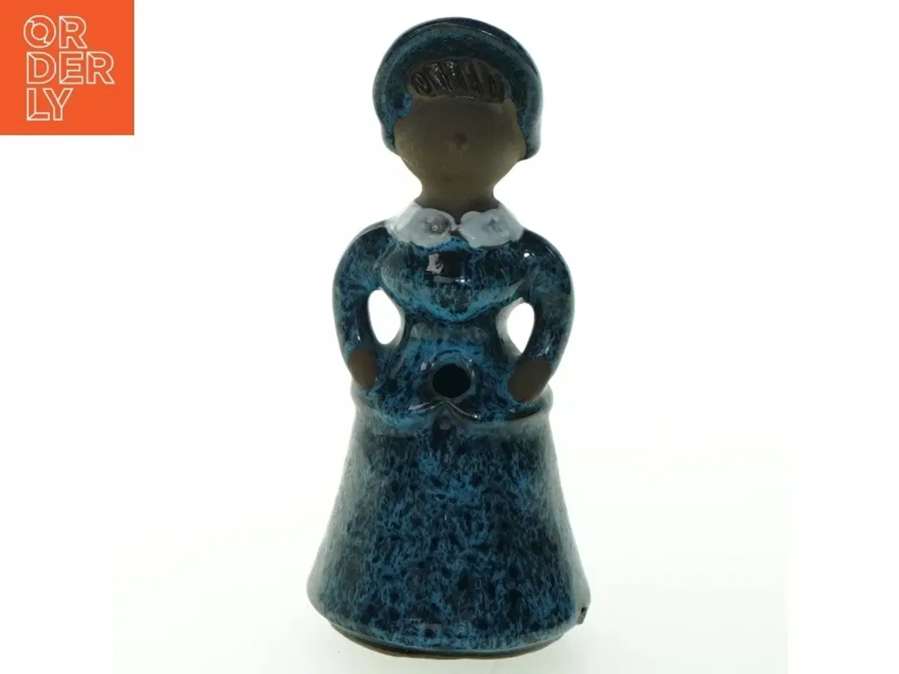 Billede 1 - Keramikfigur af en kvinde (str. 15 cm)