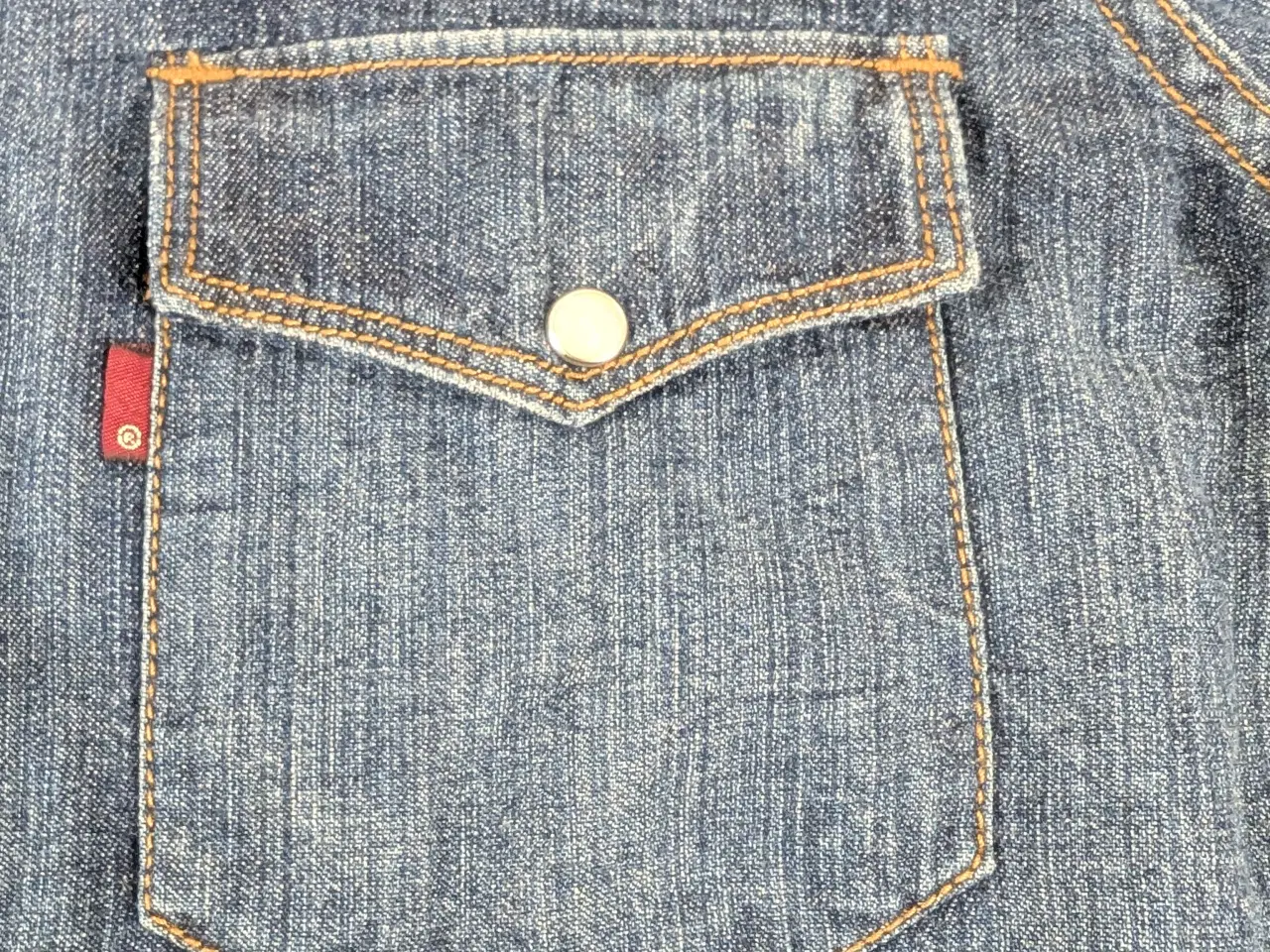 Billede 4 - Levi's blå skjorte, størrelse S