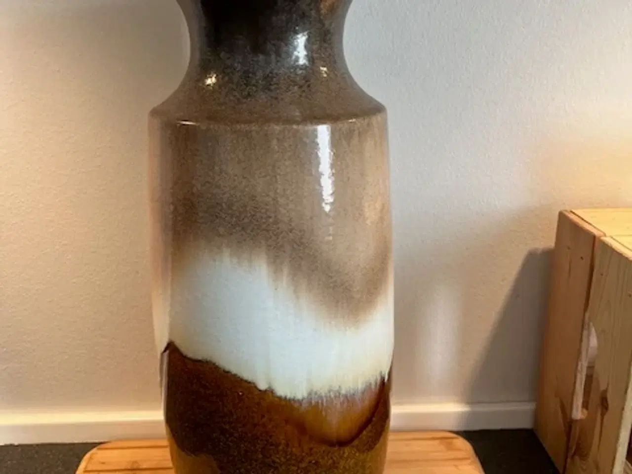 Billede 1 - Stor Vintage Scheurich 239-41 Gulvvase – fra 70'er