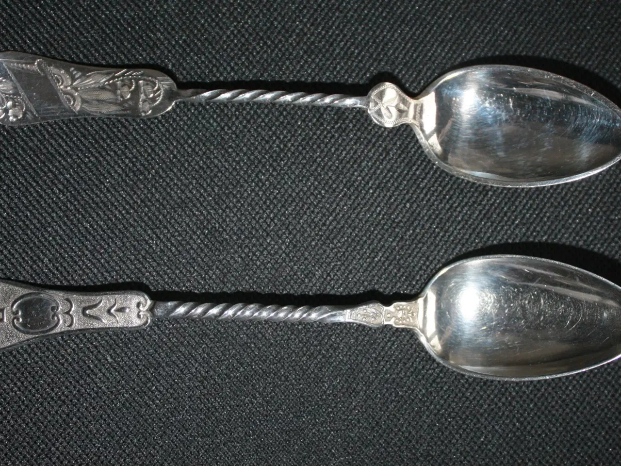 Billede 2 - 6 toddyskeer af sølvplet