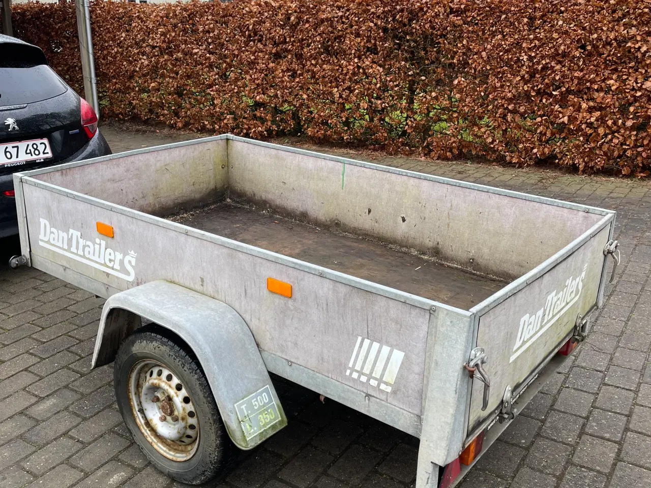 Billede 3 - Trailer 500kg m/plader og registrerings attest 