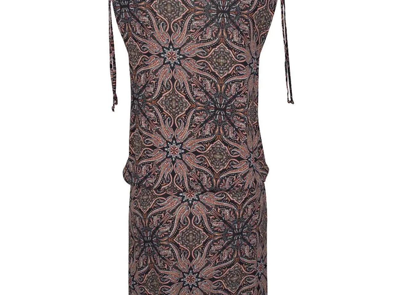Billede 3 - Kjole-mini.m.flot print/str: M-L-XL-2XL