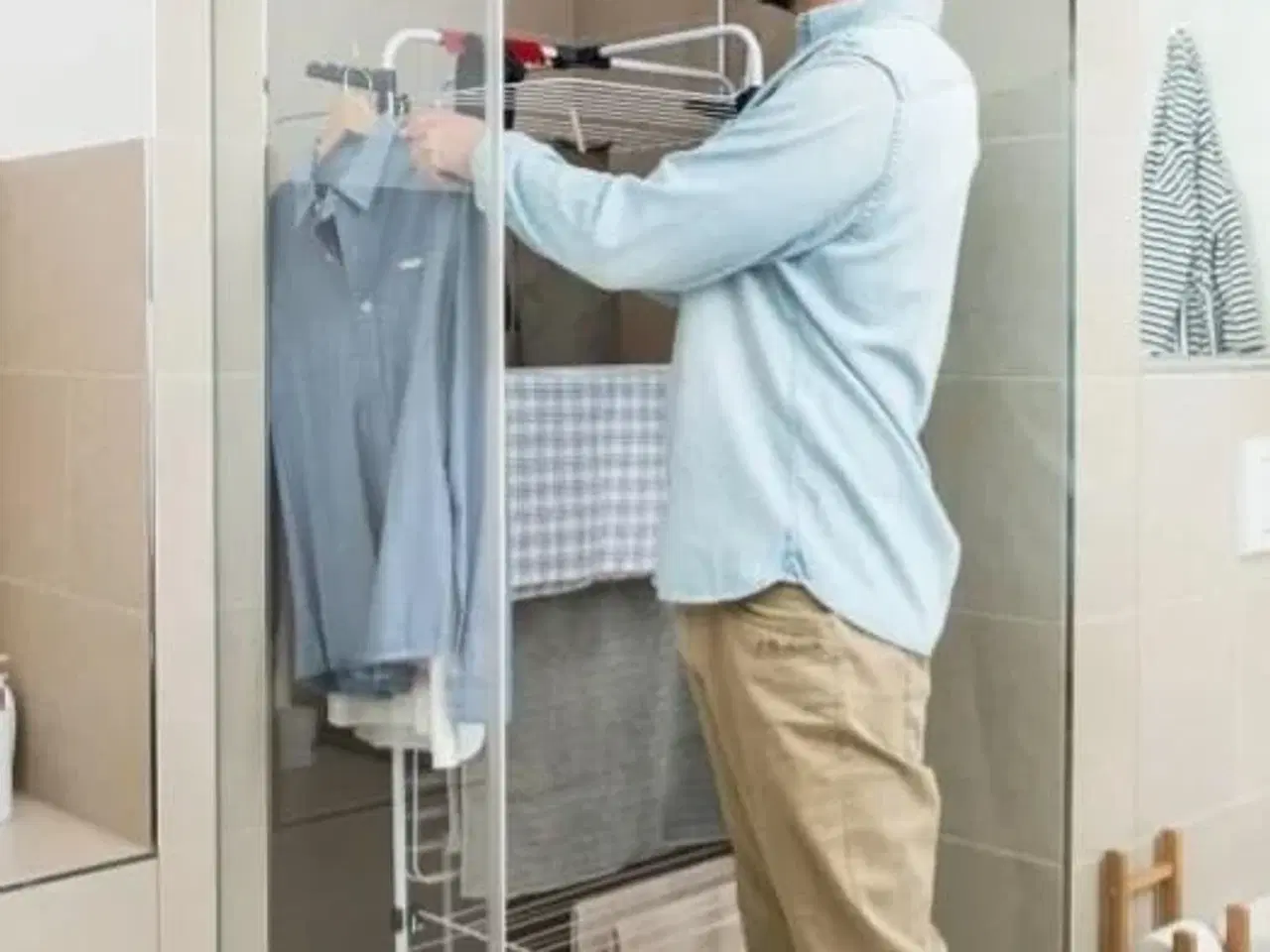 Billede 5 - Tørrestativ Vileda Mixer 4 – vertikalt, 40 m tørreplads