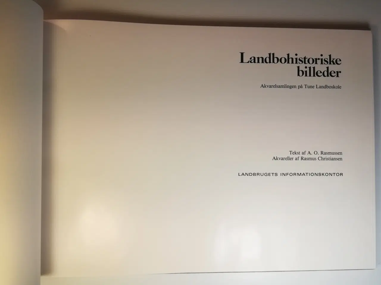 Billede 3 - Landbohistoriske billeder - Akvarelsamling Tune 