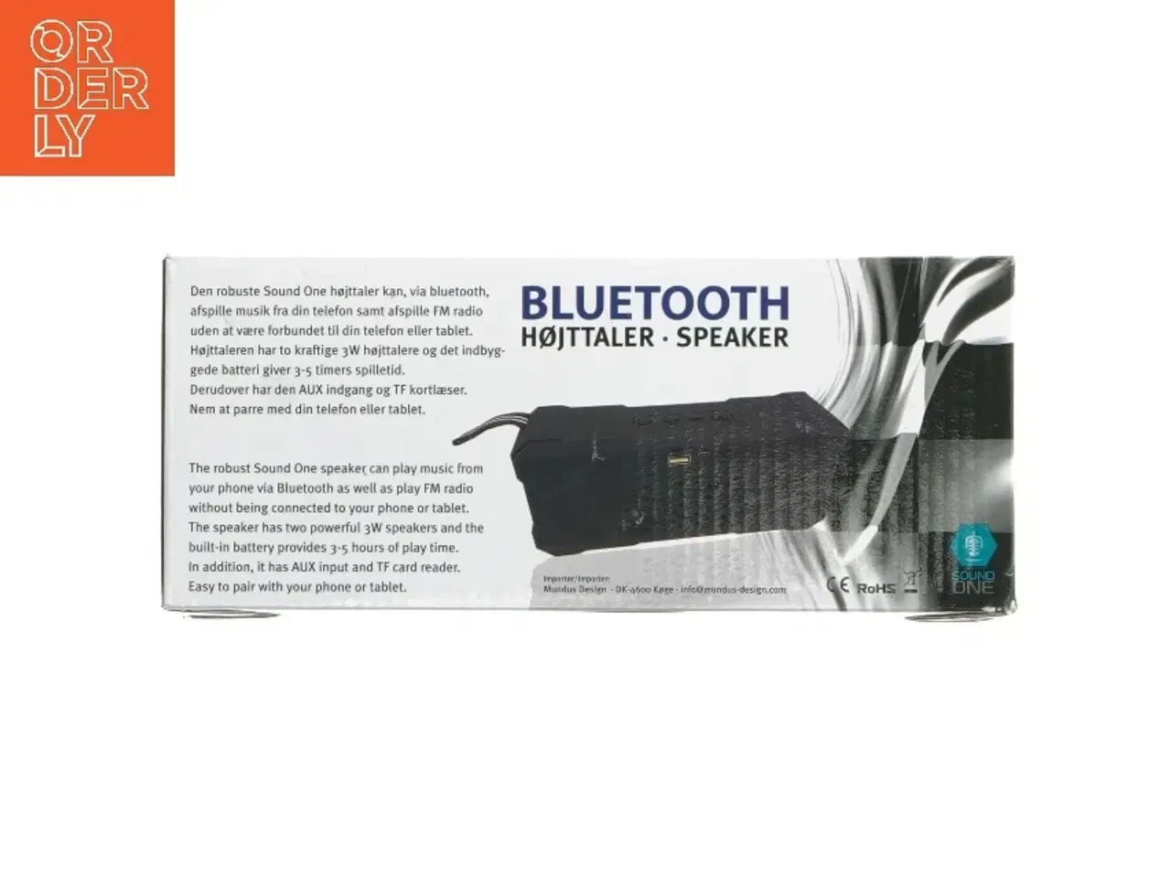 Billede 7 - Bluetooth Højttaler med FM radio fra Sound One (str. 20x8x5 cm)