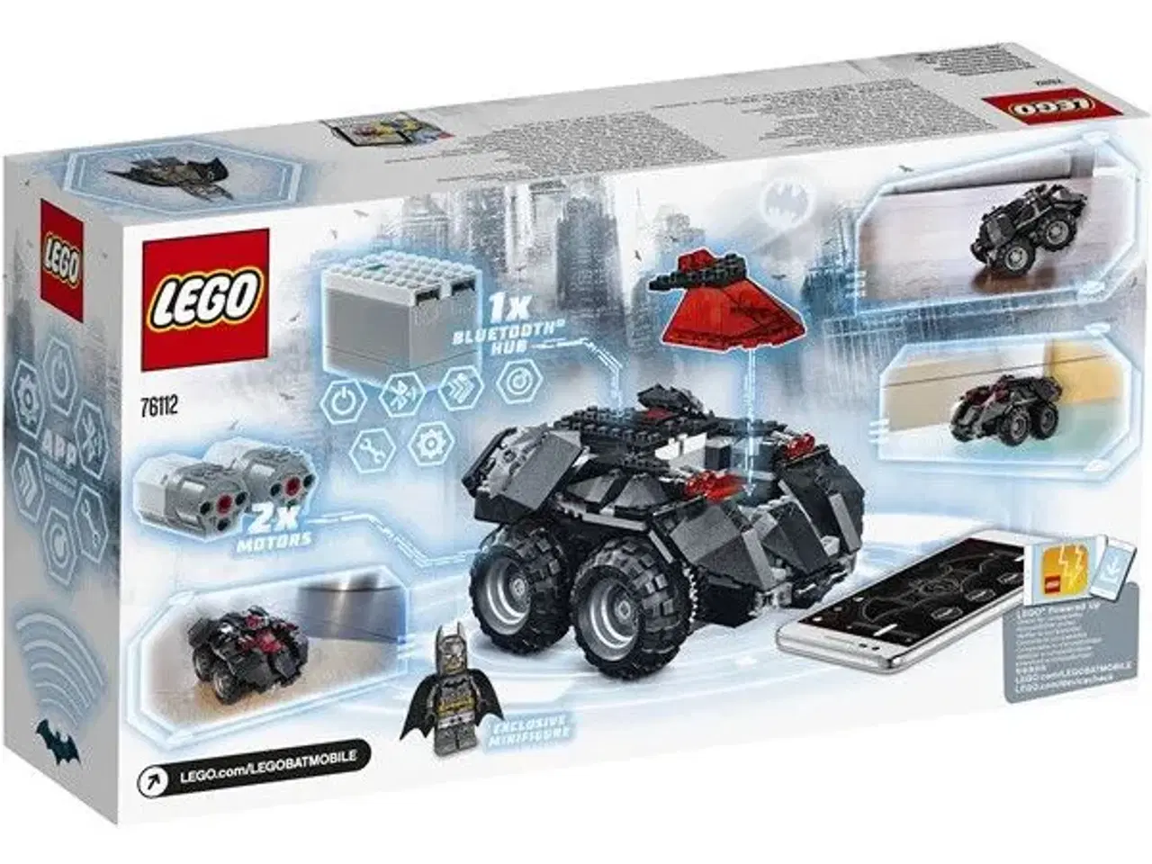 Billede 2 - LEGO 76112  Super Heroes App-Controlled Batmobile 