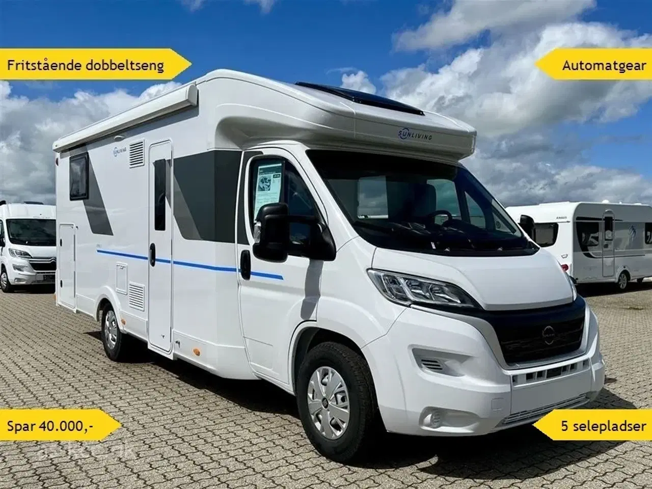 Billede 1 - 2024 - Sun Living S 75 SC Ny Sun Living S 75 SC automat gear og fritstående dobbelt seng.