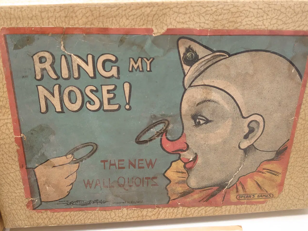 Billede 4 - Sjældent antikt spil"Ring my Nose". Ca 1910-20