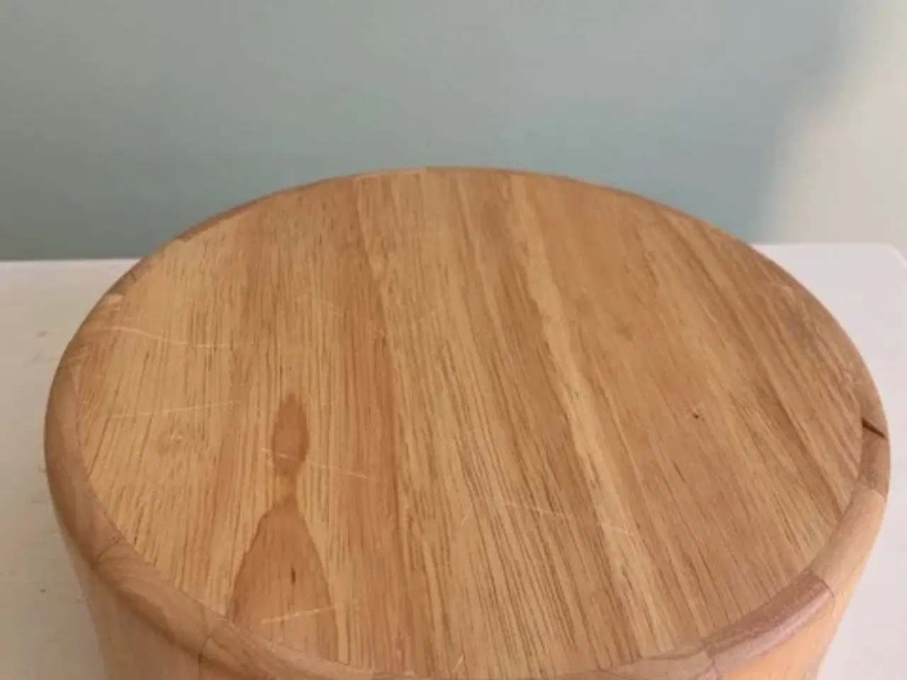 Billede 4 - Rund træskål i lys træ