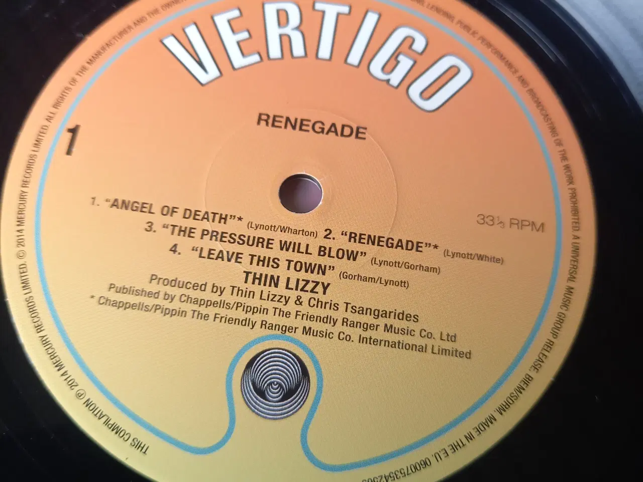 Billede 4 - Thin Lizzy Renegade Vinyl 