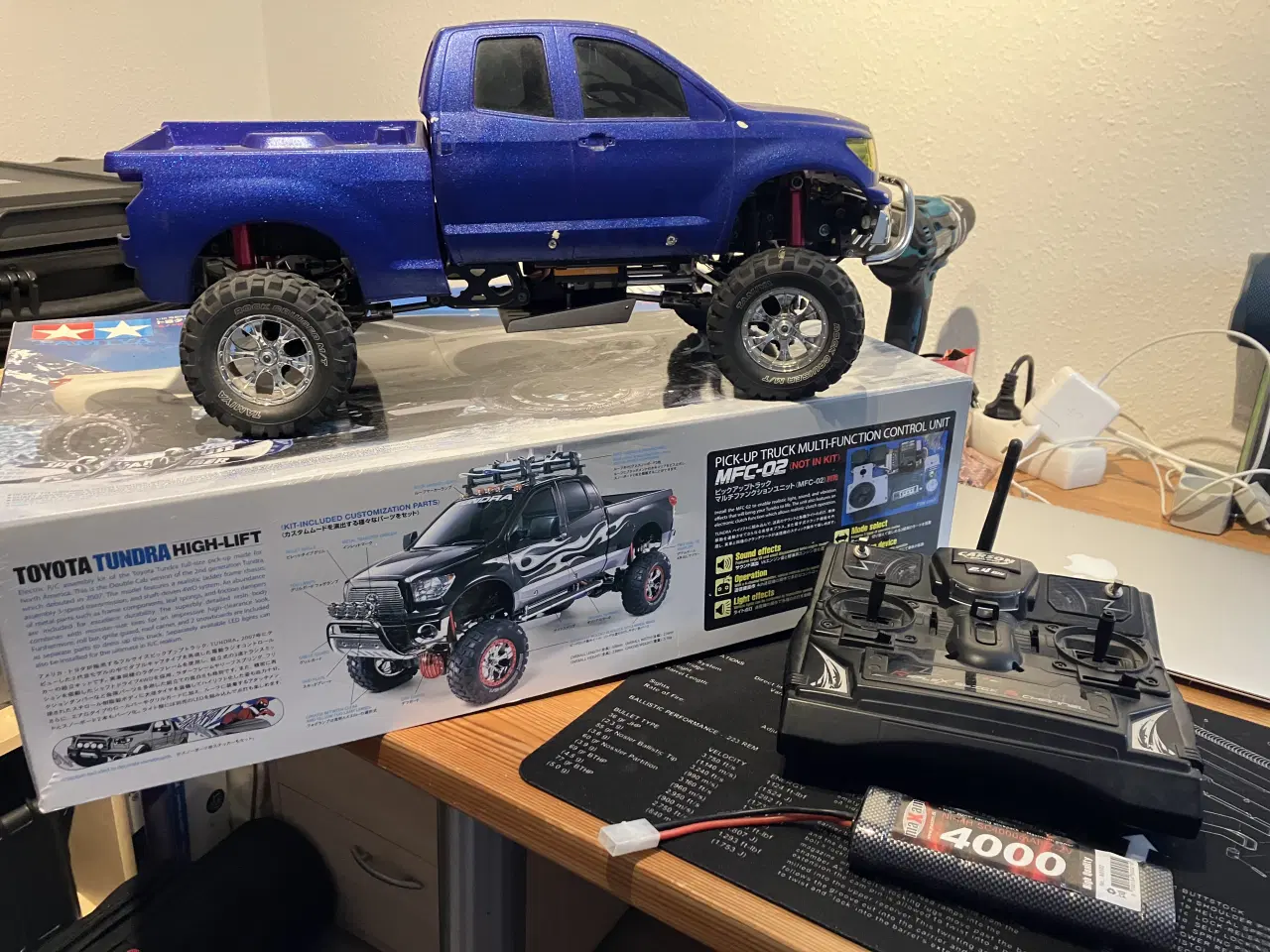 Billede 3 - Fjernstyret Tamiya Toyota High Lift 