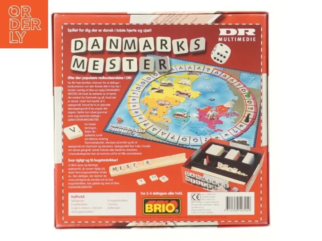 Billede 4 - Danmarks Mester Brætspil fra Brio (str. 27x27 cm)