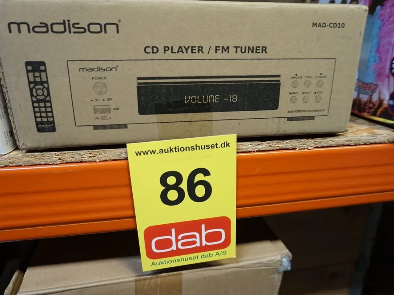 Billede 3 - Madison CD Afspiller og FM radio m. USB