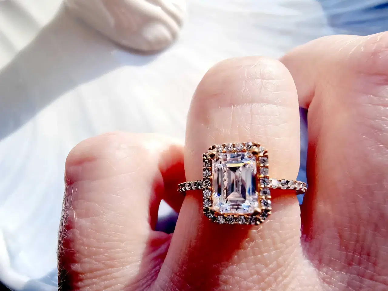 Billede 6 - Smuk 14 karat guldring