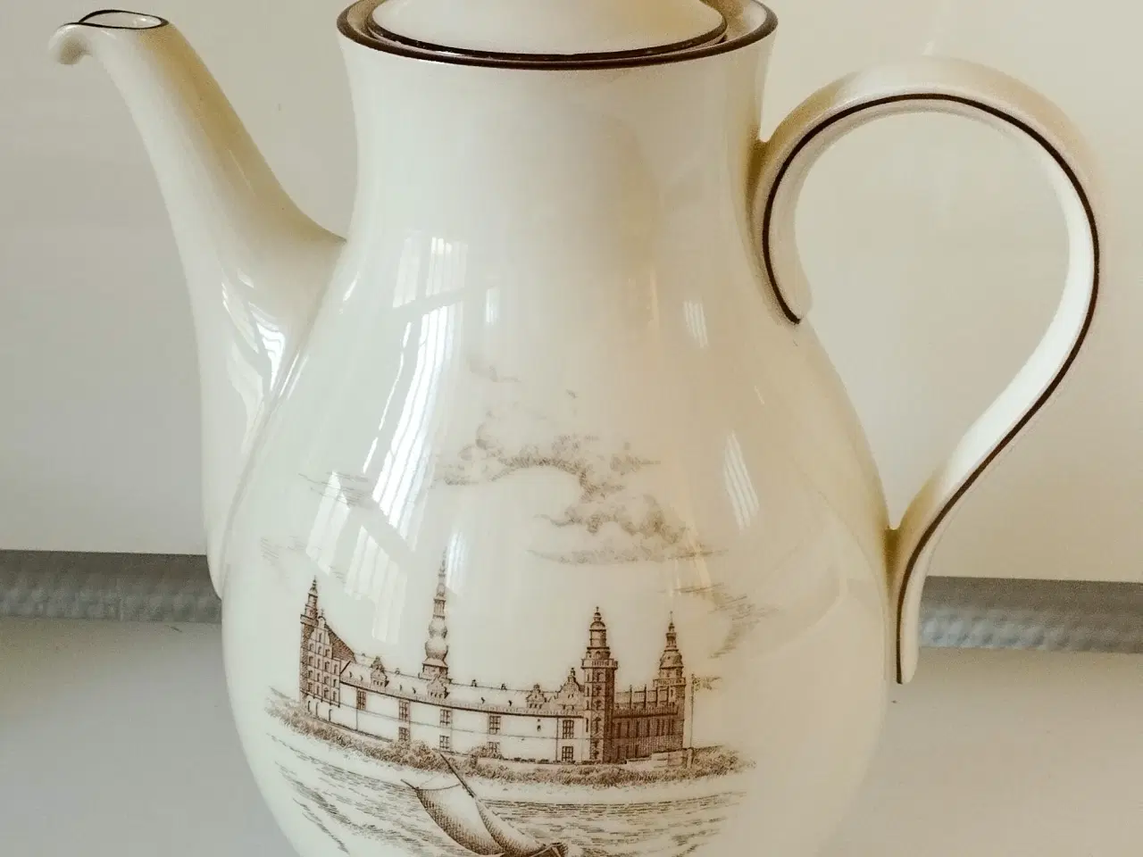Billede 1 - Sjælden. Antik, 1915 Bing & Grøndahl  ,kaffekande 